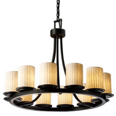 Limoges Dakota 12 Light Chandelier by Justice Design Group - Starlight Lighting USA and Canada